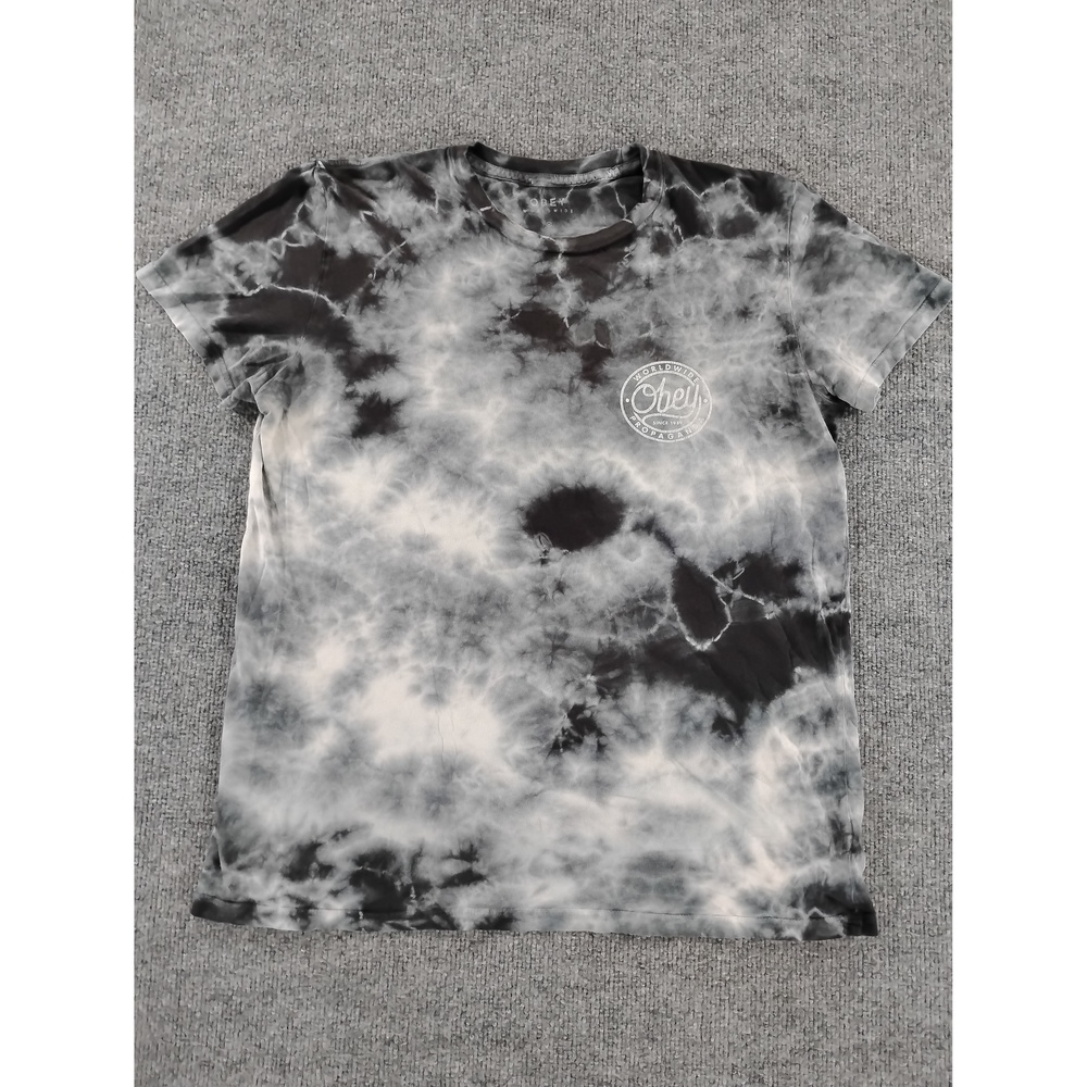 Streetwear Skate Obey Graphic T-Shirt Medium 100% Cotton Propaganda Tee Top